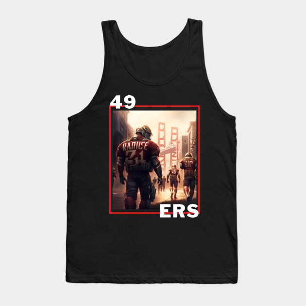 49 ers players cute graphic design artwork Tank Top by Nasromaystro